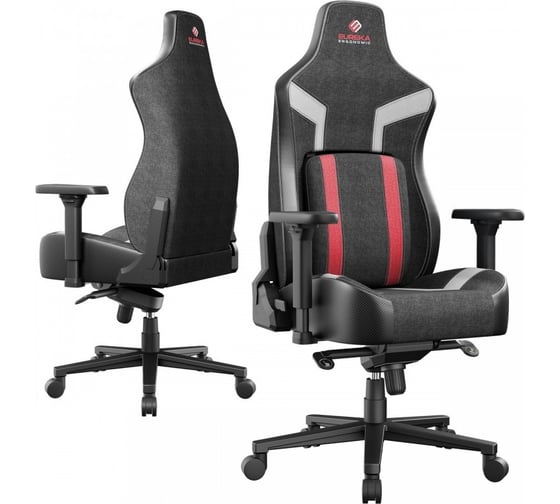 Изображение товара Компьютерное кресло для геймеров EUREKA Python II, красный ERK-GC08-RD