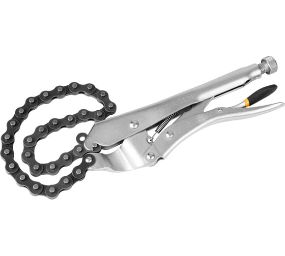 Изображение товара Съемник масляных фильтров TOLSEN 60-140 мм, цепной с фиксатором 10050