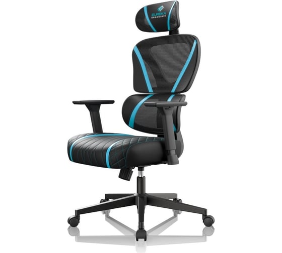 Изображение товара Компьютерное кресло для геймеров EUREKA Norn, синий ERK-GC06-BU