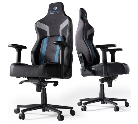 Изображение товара Компьютерное кресло для геймеров EUREKA Python II, синий ERK-GC08-BU