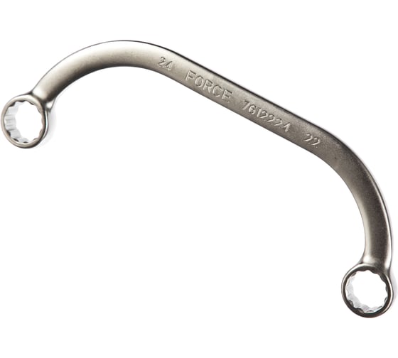Изображение товара Накидной ключ С- образный 22мм Х 24мм FORCE 7612224