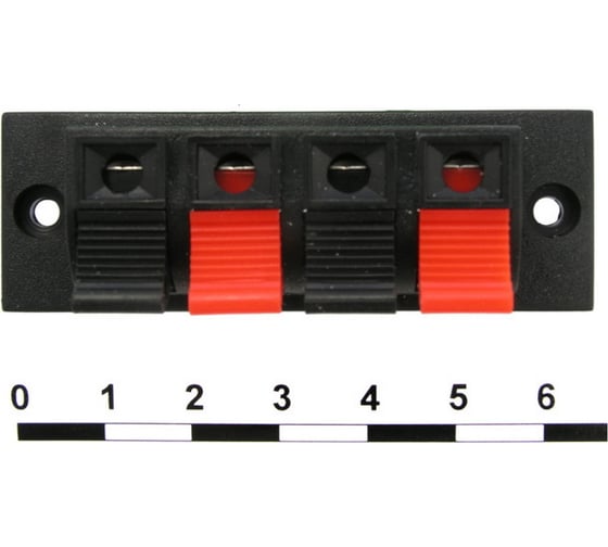 Изображение товара Клемма прищепка на корпус Pro Legend 24x70 мм, 4 гнезда PL2443