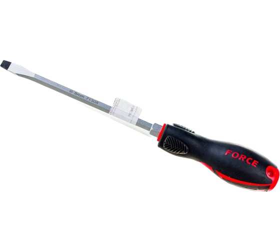 Изображение товара Шлицевая отвертка 1.2x8 мм 175 L=300мм FORCE 71308