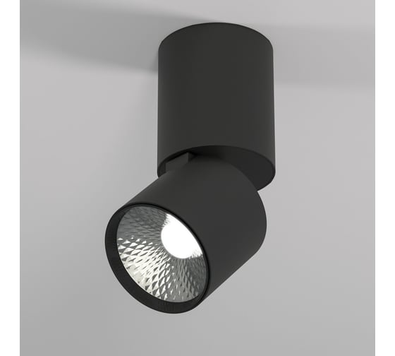 Изображение товара Потолочный светодиодный светильник Elektrostandard 25042/led 10w 4000k чёрный a063680