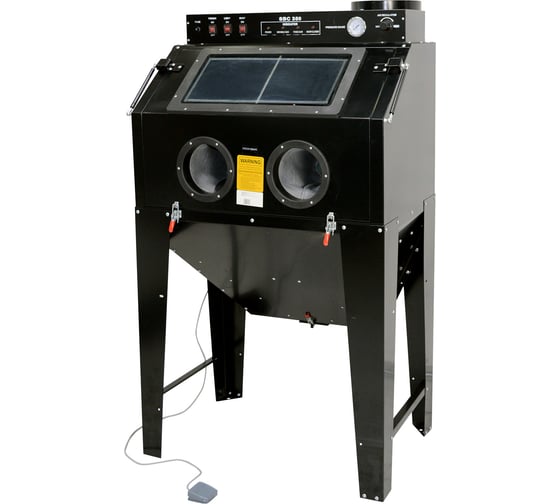 Изображение товара Пескоструйная камера WIEDERKRAFT 350л,фронтальная загрузка WDK-83350