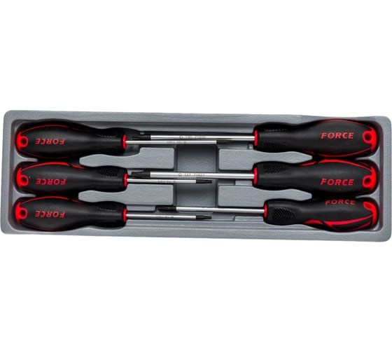 Изображение товара Набор отверток торкс с Т-10 по Т-30 6 штук FORCE 2061