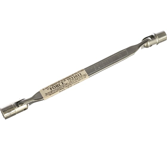 Изображение товара Торцевой шарнирный ключ 10х11 FORCE 7521011