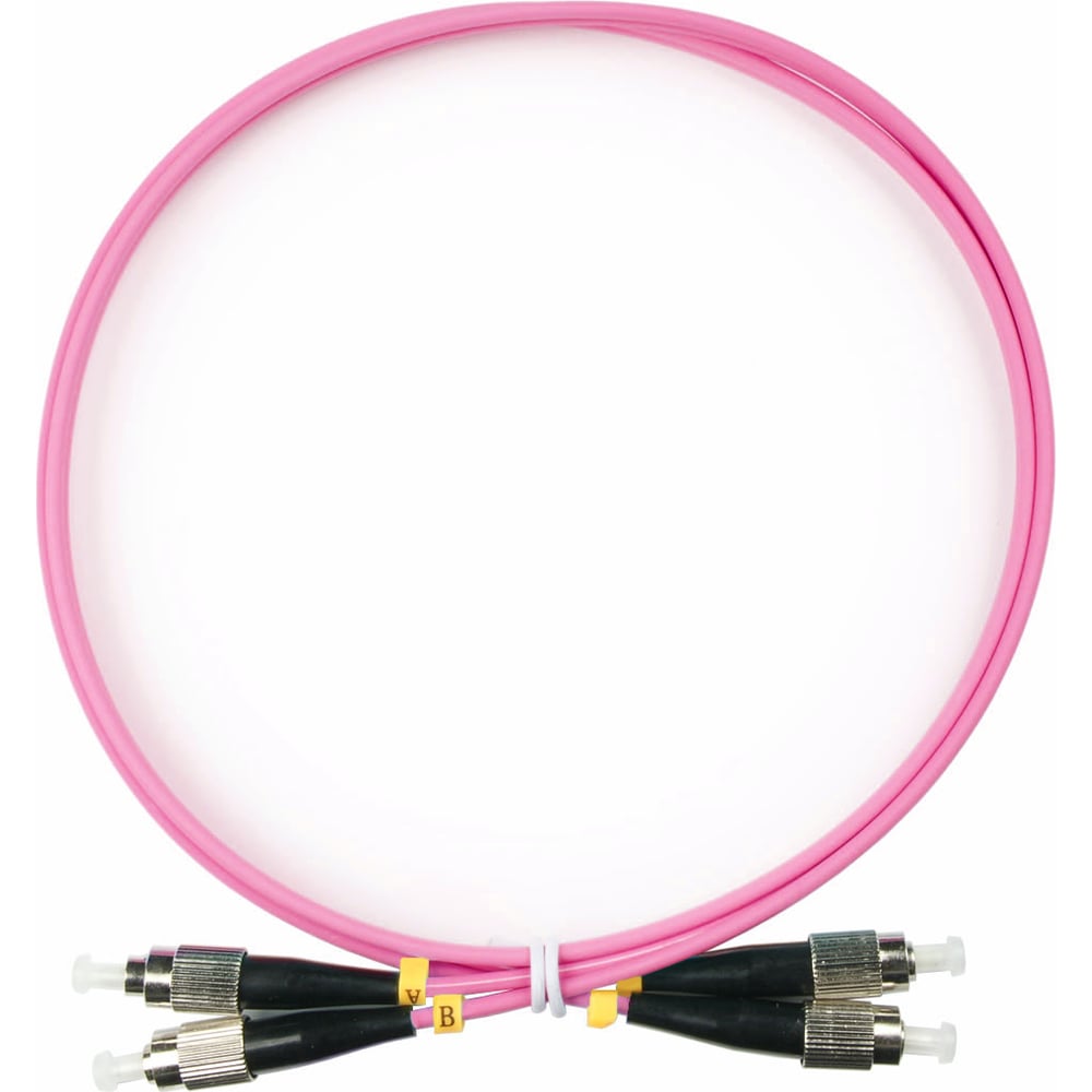 Изображение товара Оптический патч-корд cabeus duplex fc-fc 50/125 мм OM4 1м LSZH