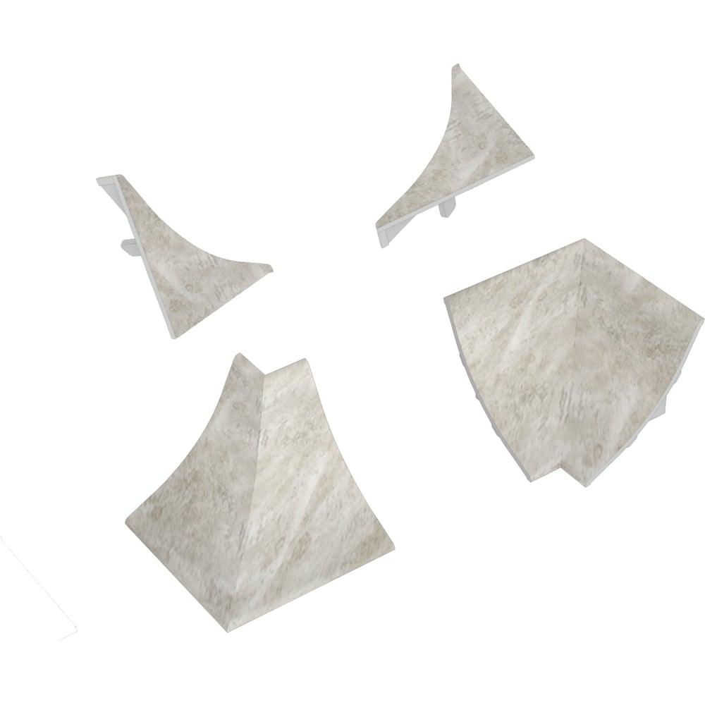 Изображение товара Комплект аксессуаров к LB 23 KORNER Краш корол опал светлый 4 шт