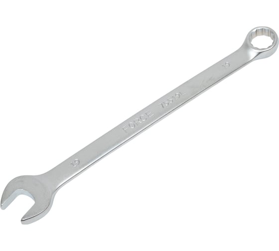 Изображение товара Комбинированный длинный ключ 19мм FORCE 75519L