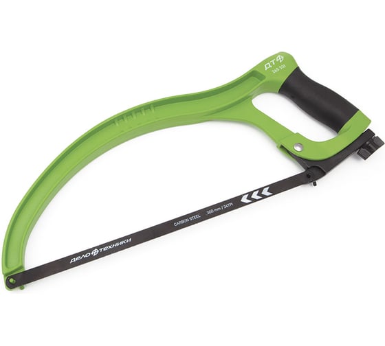 Изображение товара Цельноалюминиевая ножовка по металлу с обрезиненной рукоятью 300 мм Дело техники 265331