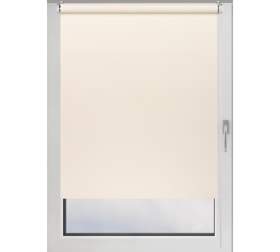 Изображение товара Рулонная штора PRAKTO BLACKOUT COLOR 75x160 см, натуральный 9403219832