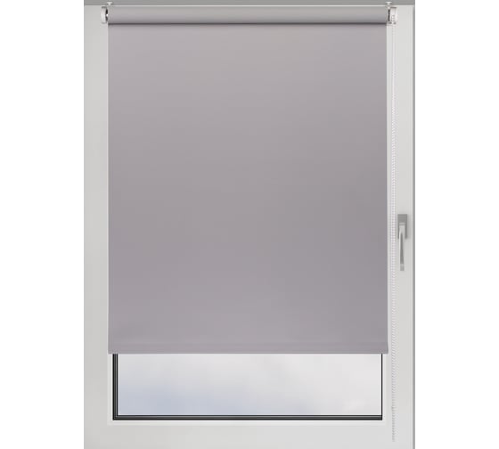 Изображение товара Рулонная штора PRAKTO BLACKOUT COLOR 75x160 см, серый 9403219845