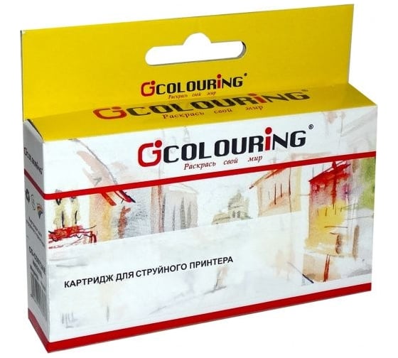 Изображение товара Струйный картридж 82N T0824N для Epson Stylus T50/T59/R290/R295/R610/RX615 Colouring на водной основее Yellow 7,5 мл CG_82N_Y