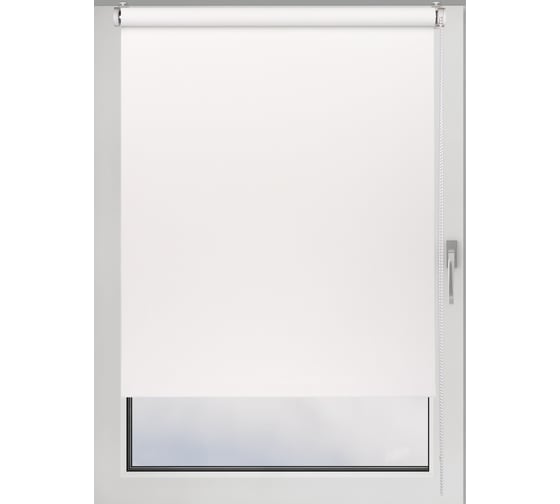 Изображение товара Рулонная штора PRAKTO BLACKOUT COLOR 45x160 см, белый 9403219827