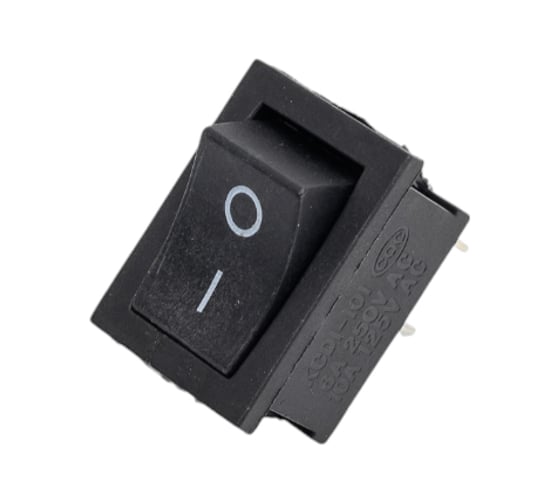 Изображение товара Клавишный переключатель Pro Legend 2 контакта, ON-OFF, черный PL2397
