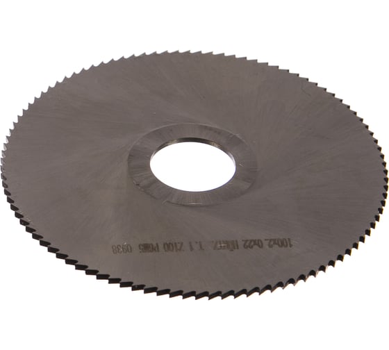 Изображение товара Фреза отрезная (100x2x22 мм; тип 1; z=100; Р6М5) HORTZ 205626