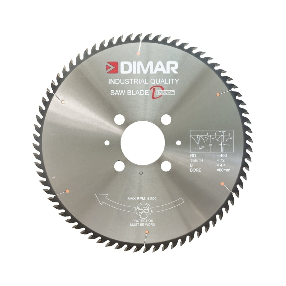 Изображение товара Диск пильный Dimar 9553170R 450x60x4.8 мм для дерева