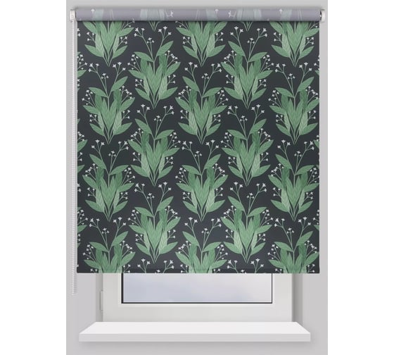 Изображение товара Рулонная штора PRAKTO PRINT Галинзога 90x160 см 9403219089