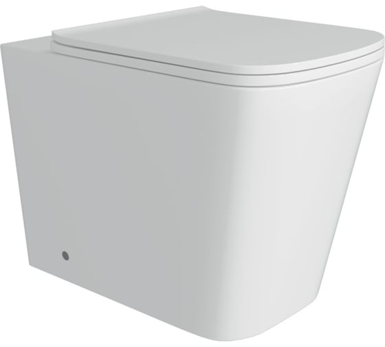 Изображение товара Приставной унитаз Teymi Helmi HD безободковый, сиденье микролифт T40108 ЦБ-00267358