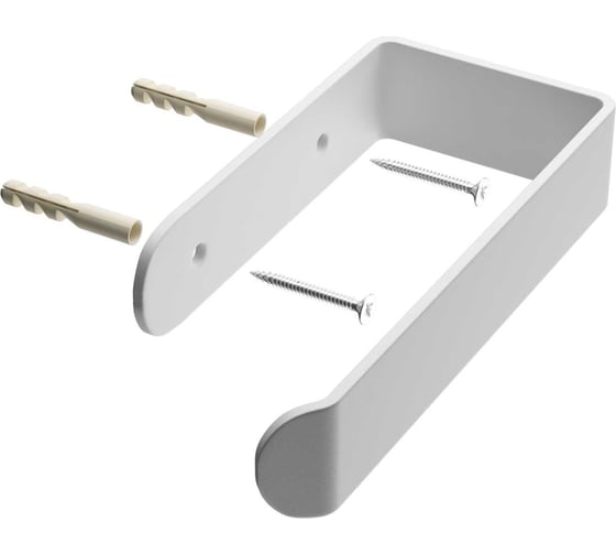 Изображение товара Держатель для туалетной бумаги малый 160x80x30 мм, белый Граф Держалкин GDD-003-б