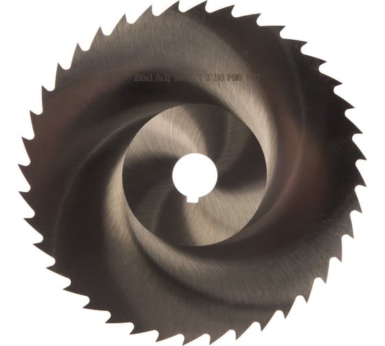 Изображение товара Фреза отрезная (250x3x32 мм; тип 3; z=40; Р6М5) HORTZ 206334