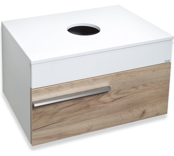 Изображение товара Тумба Runo Вудлайн 65 подвесная крафтовый дуб под накладной умывальник 00-00001342