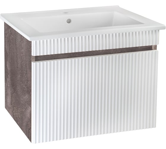 Изображение товара Тумба Runo Модена 75 железный камень под умывальник Оскар 75 00-00001426