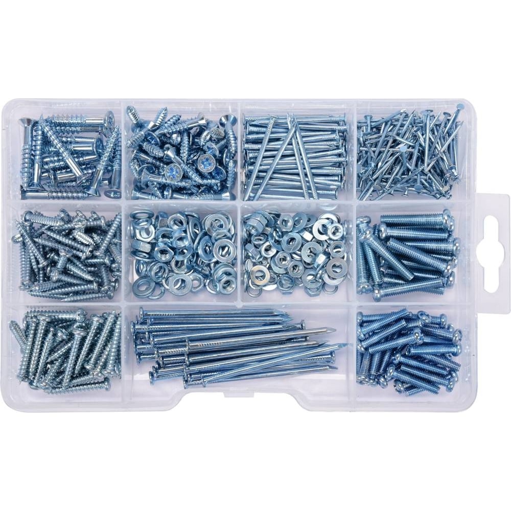 Изображение товара Набор гвоздей и шурупов VOREL 580 шт 24122