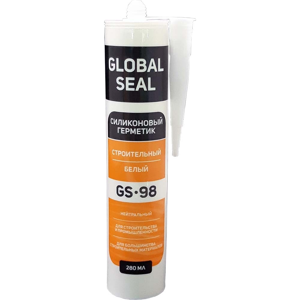 Силиконовый нейтральный герметик GlobalSeal нейтральный силиконовый герметик globalseal