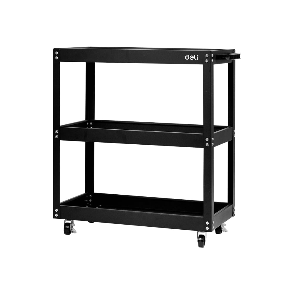 Изображение товара Тележка DELI DL433023 инструментальная трехсекционная на колесах 700x350x760мм