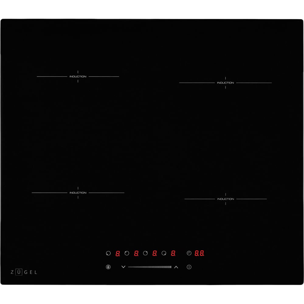Изображение товара Индукционная варочная поверхность ZUGEL ZIH604B с сенсорным управлением