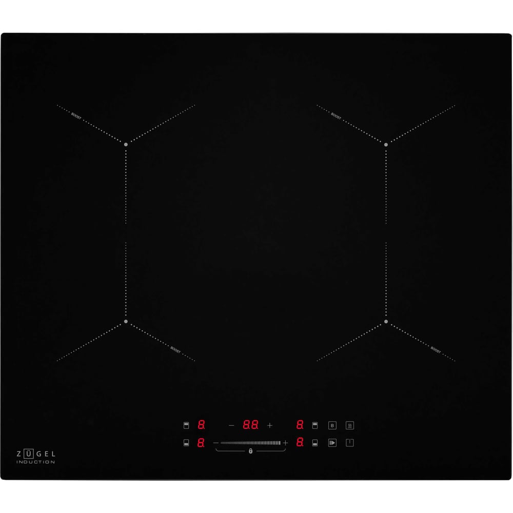 Изображение товара Индукционная варочная поверхность ZUGEL ZIH604B с сенсорным управлением