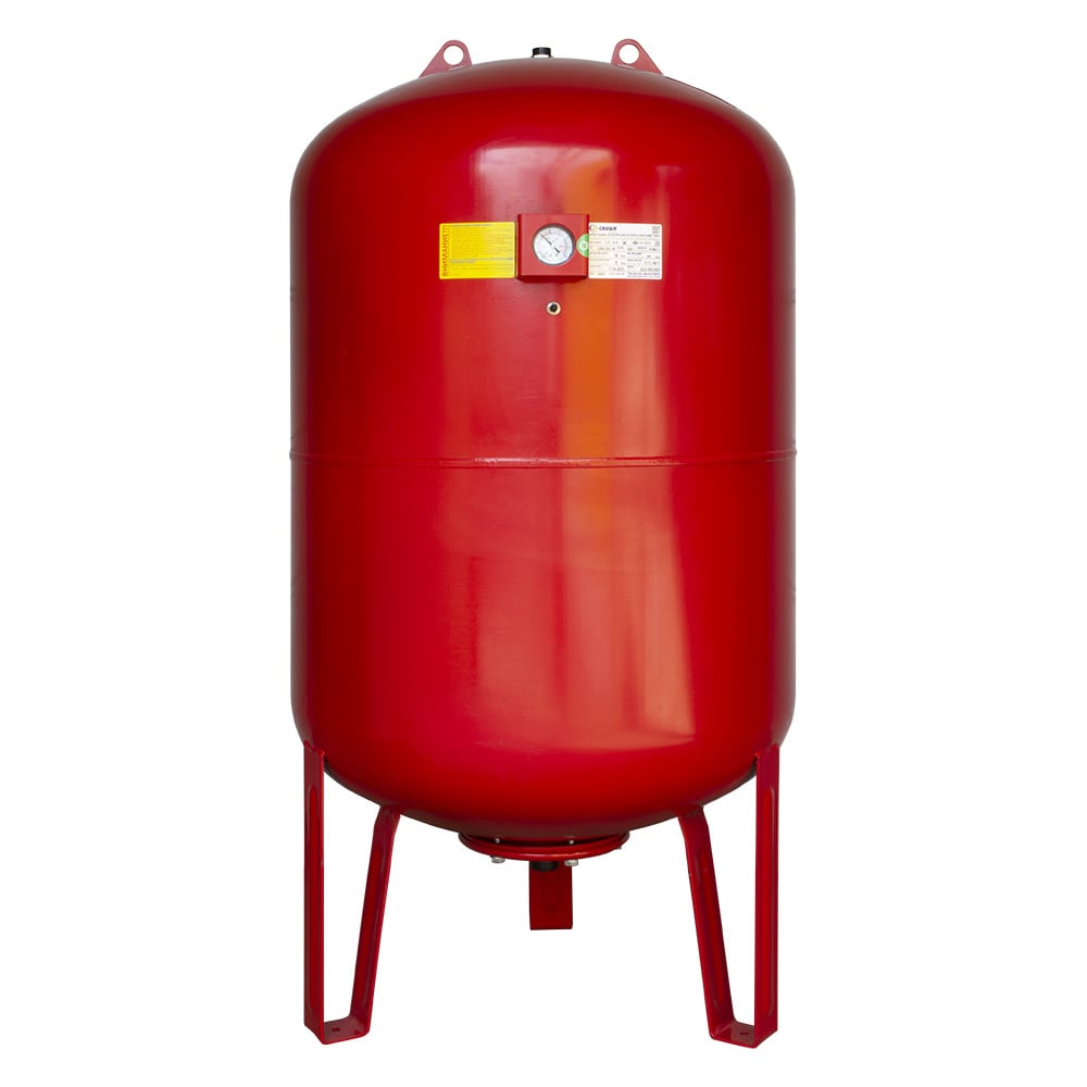 Изображение товара Вертикальный бак CRUWA 500л с ножками и манометром