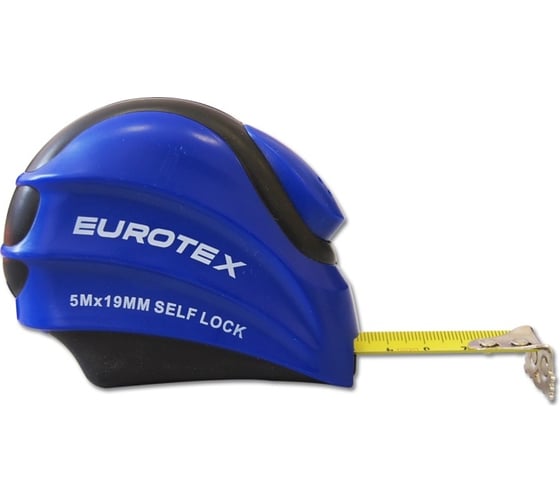 Изображение товара Рулетка с нейлоновым покрытием ленты 5м х 19мм EUROTEX 050115-005-019