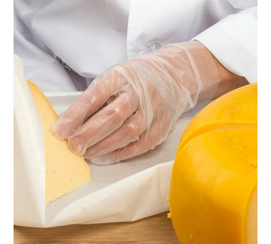 Изображение товара Одноразовые перчатки AVIORA ЭЛАСТОМЕР р.M, 100 шт. 402-751