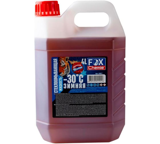 Изображение товара Стеклоомывающая жидкость Fox Chemie -30 C, с ароматом колы 4л H30-T