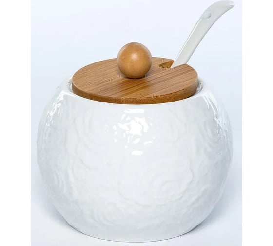 Изображение товара Сахарница Balsford РОЗА 400 мл с ложкой, цветная упаковка 193-48021