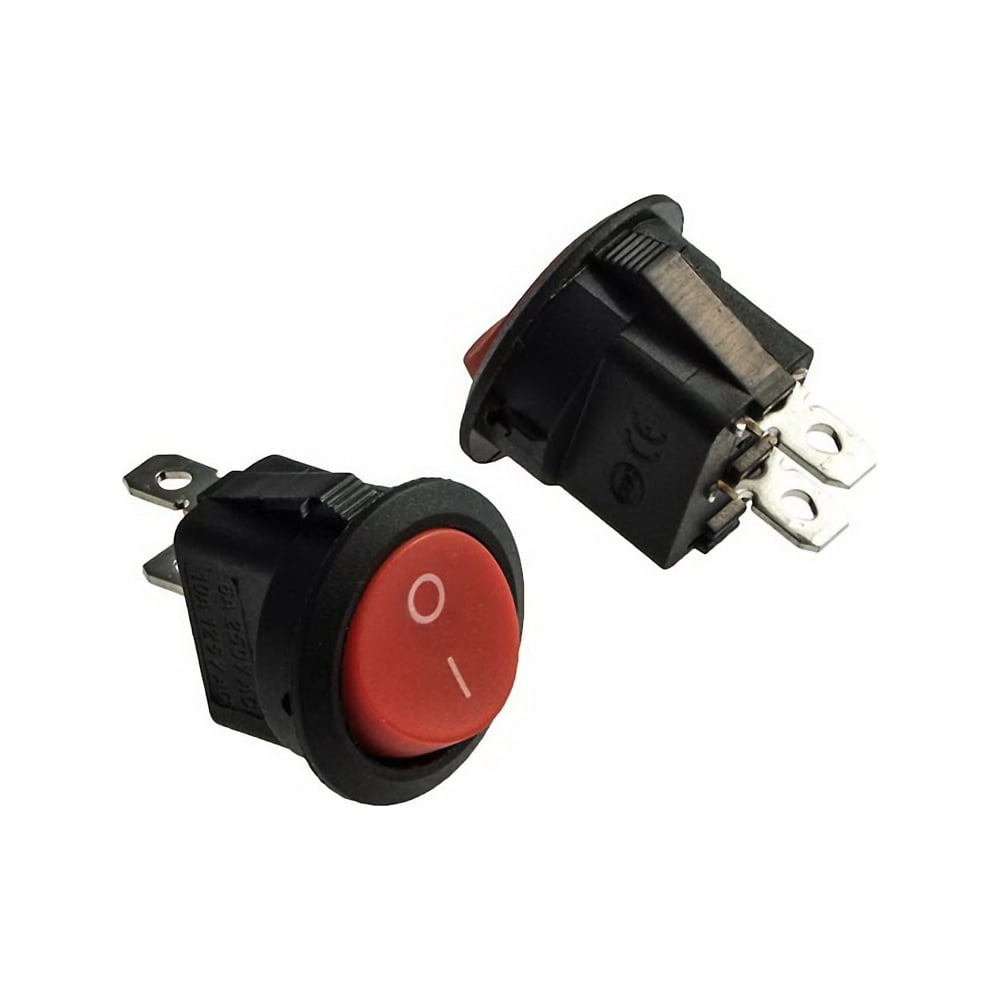 Изображение товара Клавишный переключатель Pro Legend круглый красный 2 контакта ON-OFF PL2401
