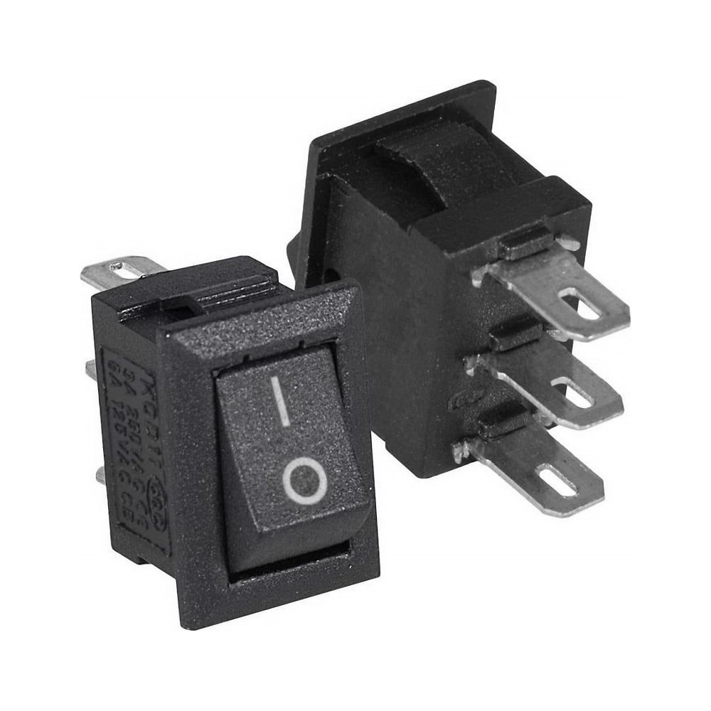 Изображение товара Клавишный переключатель Pro Legend ON-ON, 3 контакта, черный PL2433