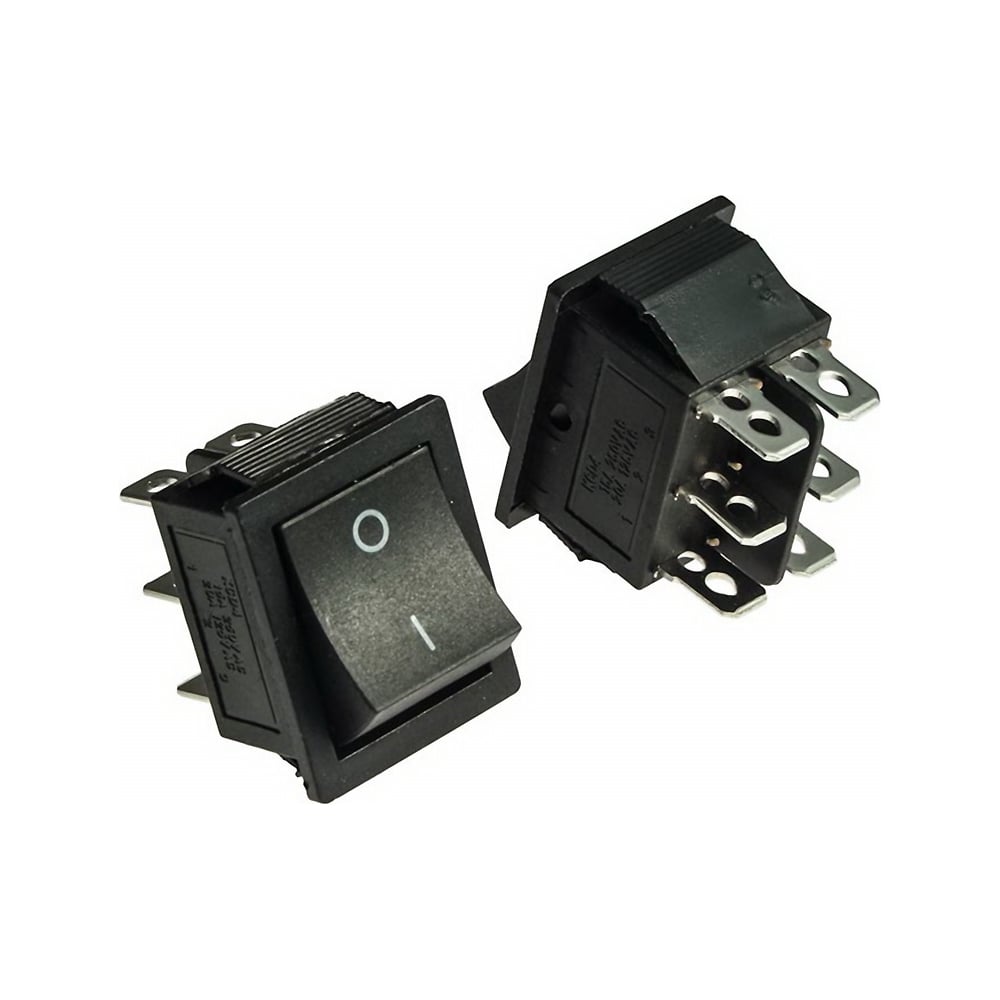 Изображение товара Клавишный переключатель Pro Legend 6 контактов ON-ON черный PL2425