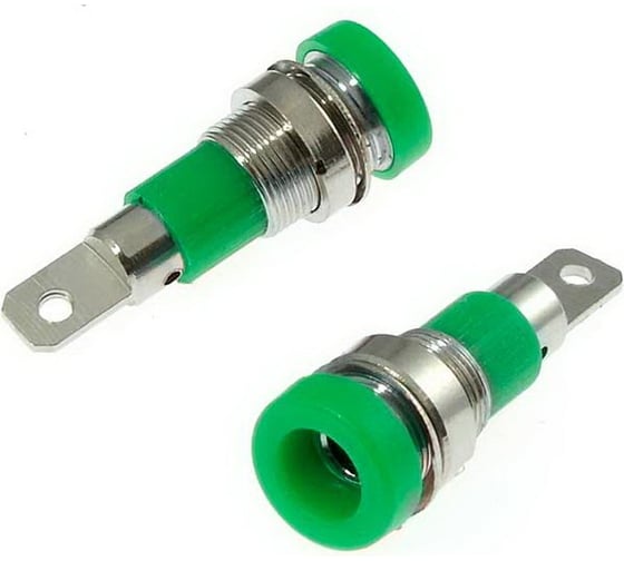 Изображение товара Гнездо Banana Pro Legend зеленый, на панель под пайку PL2478