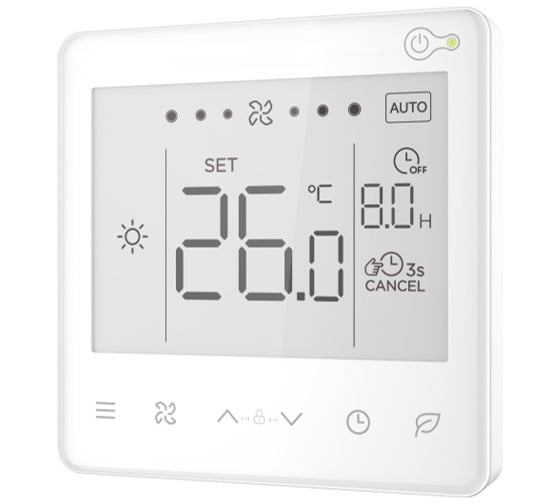 Изображение товара Пульт управления (ЖК, универсальный 2/4х труб., Modbus) General Climate GR-210UT-MD
