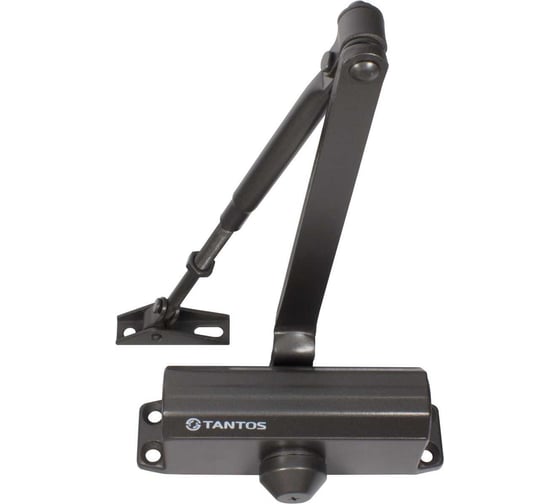 Изображение товара Дверной доводчик Tantos TS-DC045 графит, с усилием EN2 для дверей весом до 50 кг 00-00203323