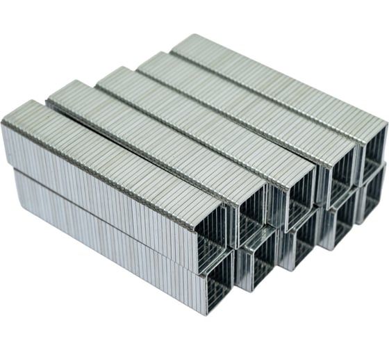 Изображение товара Мебельные скобы КВАДРА тип 140, 14 мм, каленая, уп. 1000 шт. T1401412106