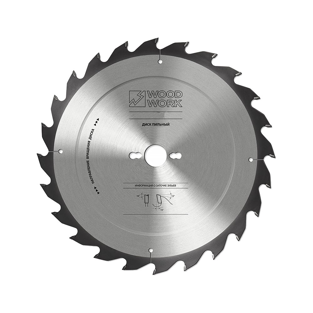 Изображение товара Диск пильный 315x3.2x30 мм 24T ATB WOODWORK для дерева