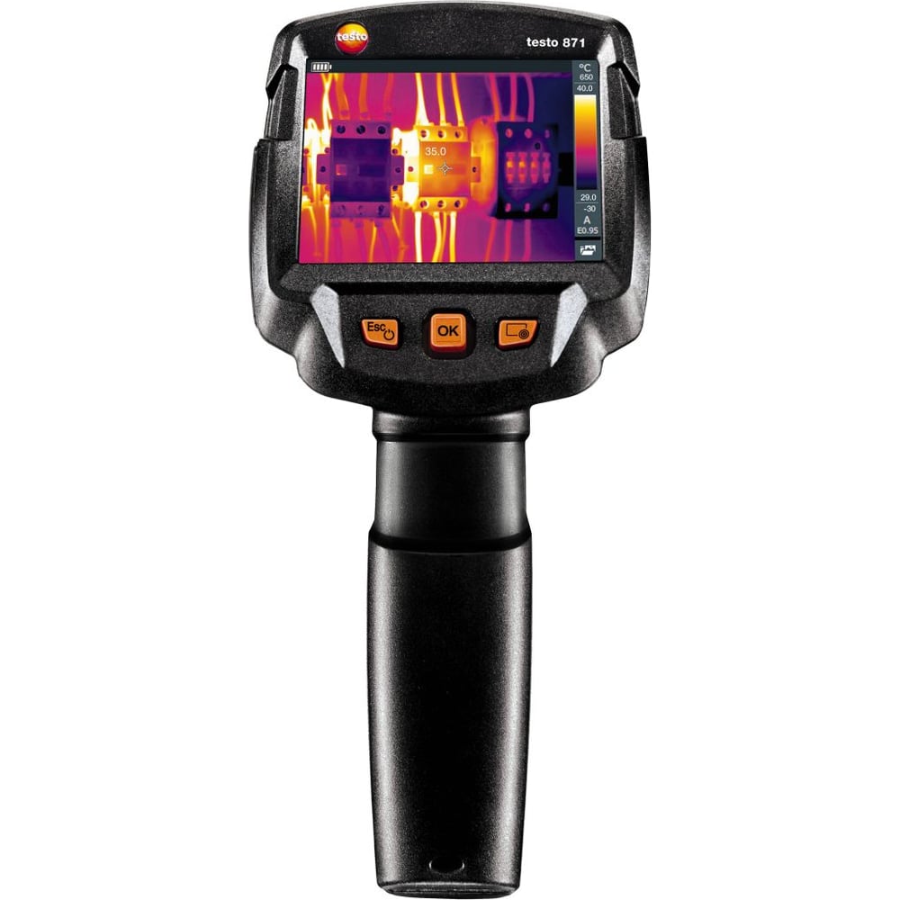 Изображение товара Профессиональный тепловизор Testo 871 0560 8712 с разрешением 240х180 и диапазоном -30 до +650 °С