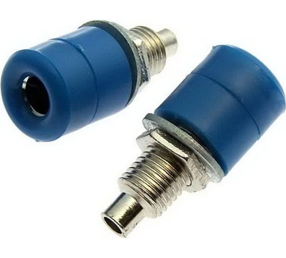 Изображение товара Гнездо Banana Pro Legend синий, на панель под пайку PL2501