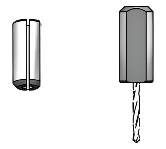 Изображение товара Втулка для сверла 3 мм в присадочный патрон 10 мм, 23 мм WPW TK10030