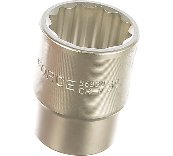 Изображение товара Головка торцевая 12-ти гранная (30 мм; 38 мм; 3/4) FORCE 56930